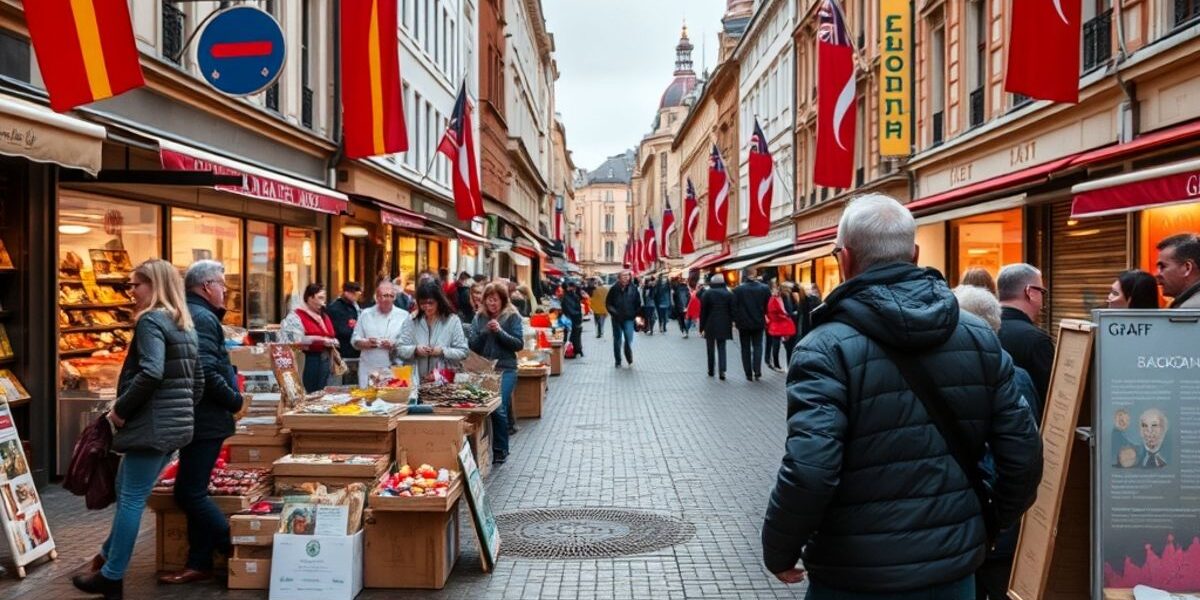 Graf poklesu ekonomických očekávání